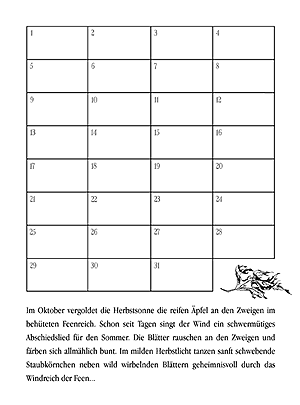 Beispielseite Oktober 2